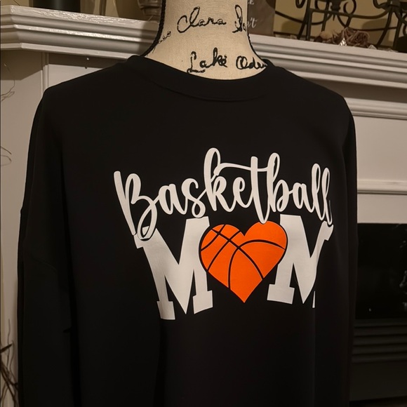 Custom Made “Basketball Mom” Crewneck Sweatshirt - Picture 3 of 5